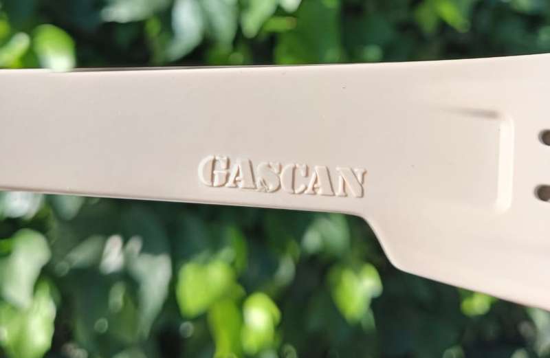 Oakley Gascan 2005 Flying Tigers Matte Sand Blue Sunglasses 12-784 55-16