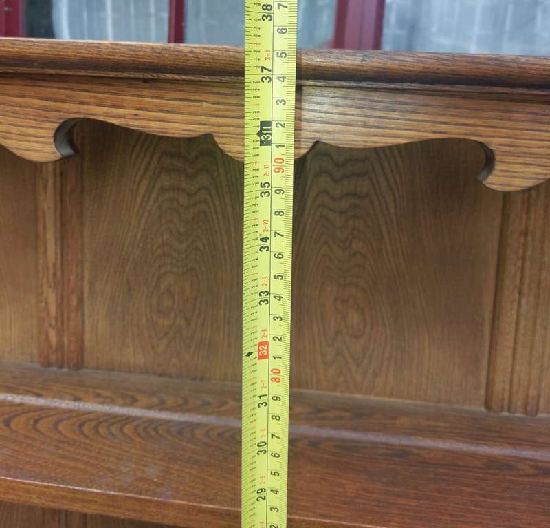 Striking Partridge Wood / Panga Panga / Patryshout Dresser Display Cabinet Top - COLLECTION ONLY