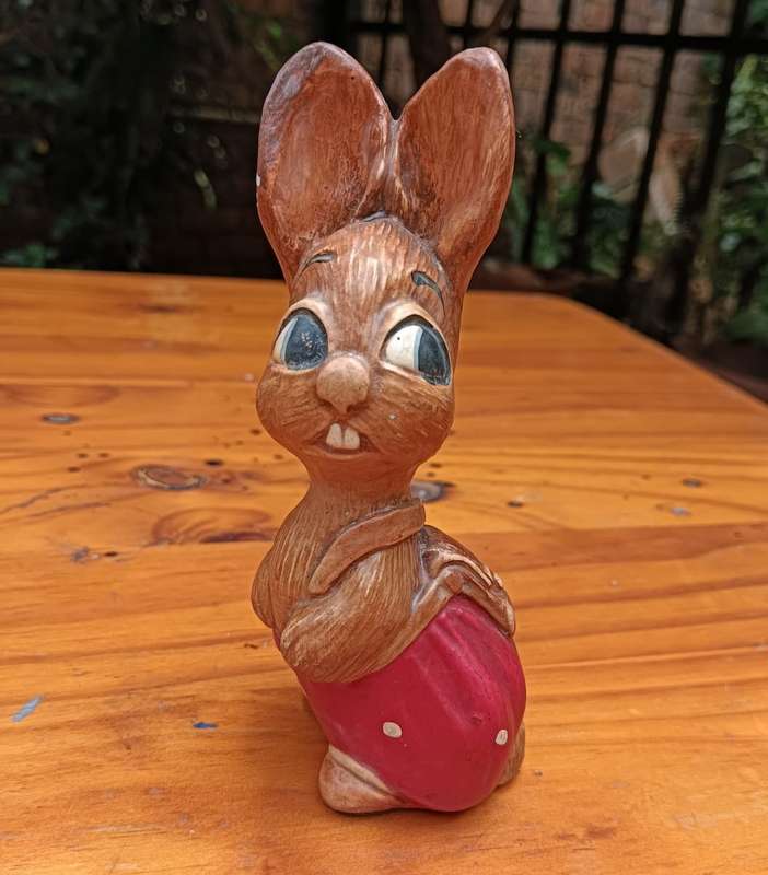 Six Collectable 1960s PenDelfin Rabbit Figurines - Robert, Rocky, Burrows, Scoffer, Old Bill, Percy