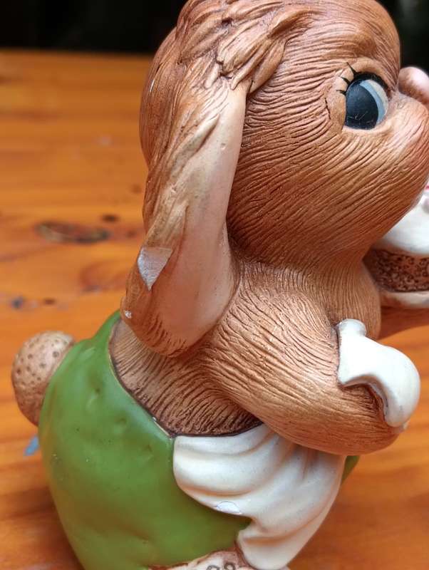 Six Collectable 1960s PenDelfin Rabbit Figurines - Robert, Rocky, Burrows, Scoffer, Old Bill, Percy
