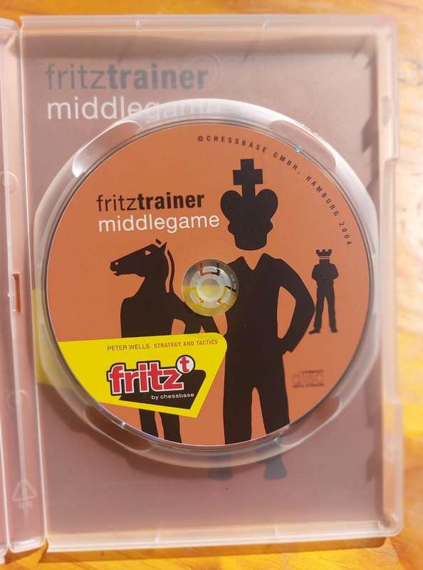 Chessbase Fritztrainer 2004 CD Strategy and Tactics by GM Peter Wells