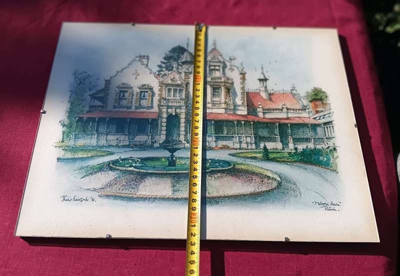 Philip Bawcombe (1906-2000) Melrose House Pretoria 1983 Lithographic Print