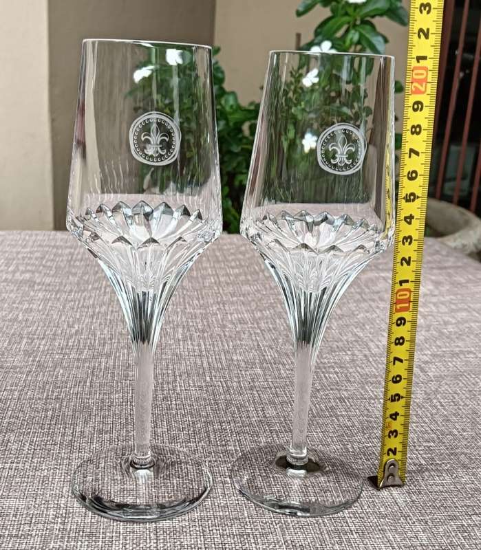 Two Remy Martin Louis VIII Cognac Glasses  Uniquely Hand Blown  Not Easy to Get!