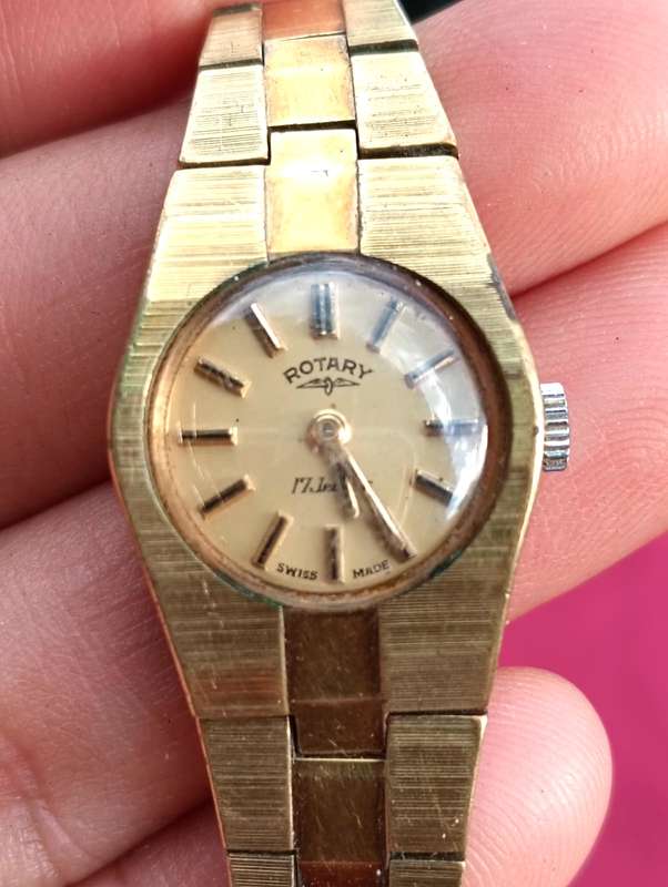Vintage 1950s Rotary Swiss Made Ladies Mechanical Cocktail Watch