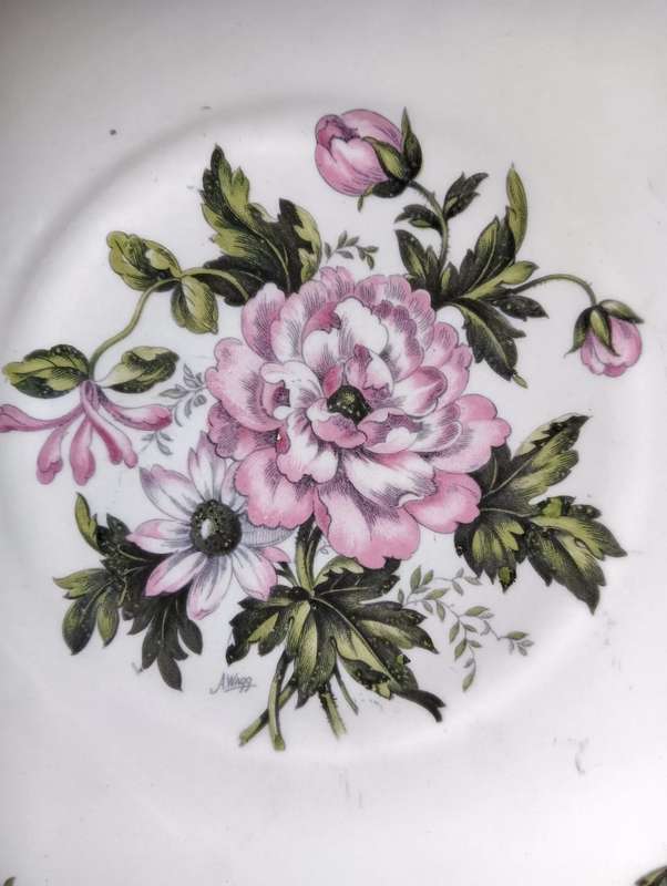 Royal Albert Gotsworld Pattern Two Handled Cake Plate Circa 1935-1940 Good Condition