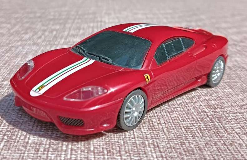 Shell V Power Ferrari 1:38 Scale Plastic Cars with 0.5W Pullback Motion