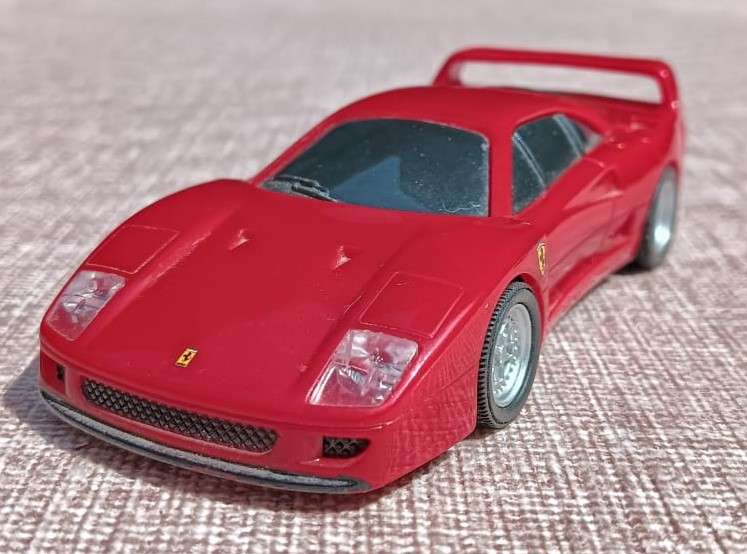 Shell V Power Ferrari 1:38 Scale Plastic Cars with 0.5W Pullback Motion