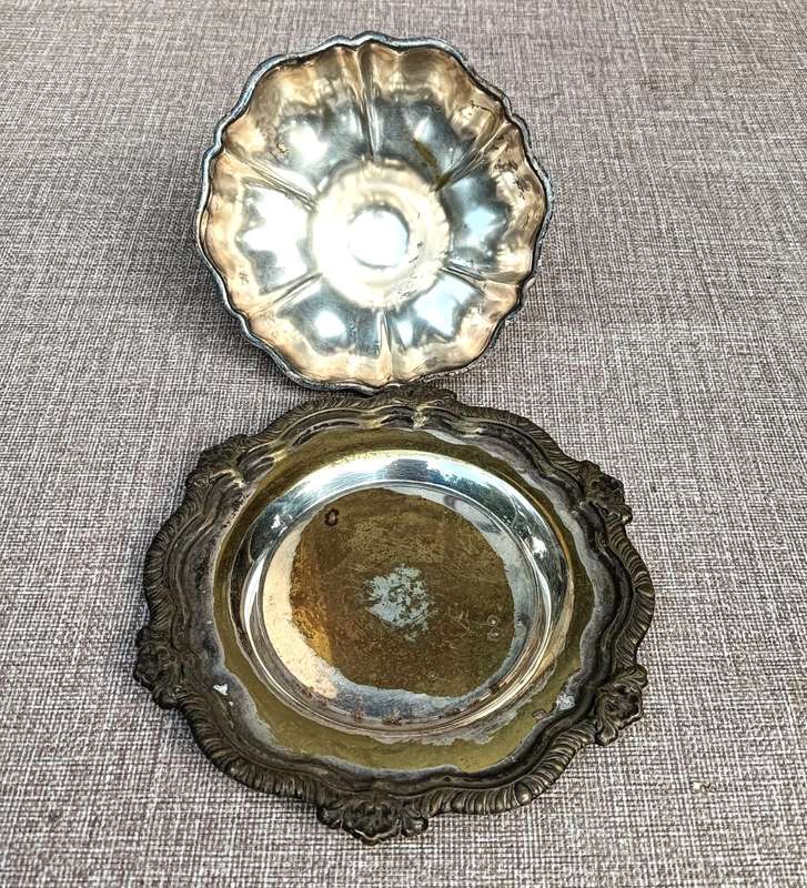 Antique Barker Brothers Birmingham England Unity SPONB Silverplated Lidded Butter Dish