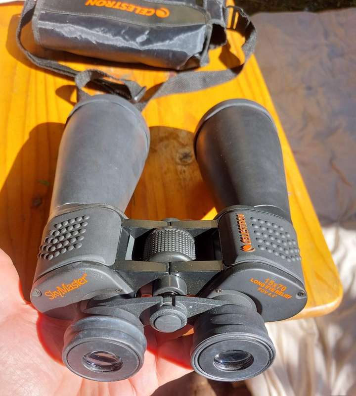 Giant Celestron SkyMaster 15x70mm Binoculars Ideal for Astronomy and Long Range Landscape viewing