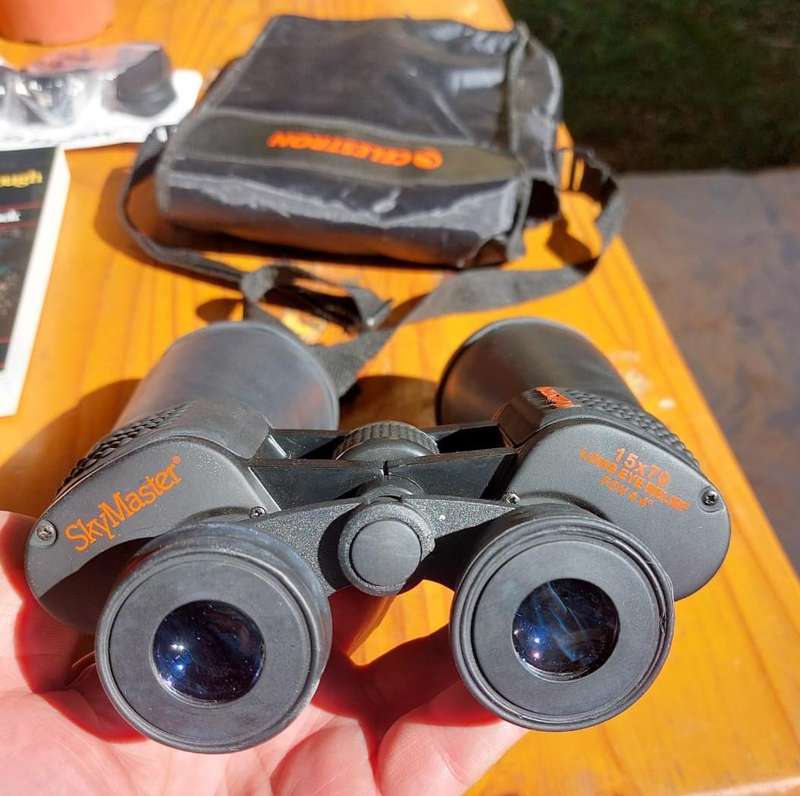 Giant Celestron SkyMaster 15x70mm Binoculars Ideal for Astronomy and Long Range Landscape viewing