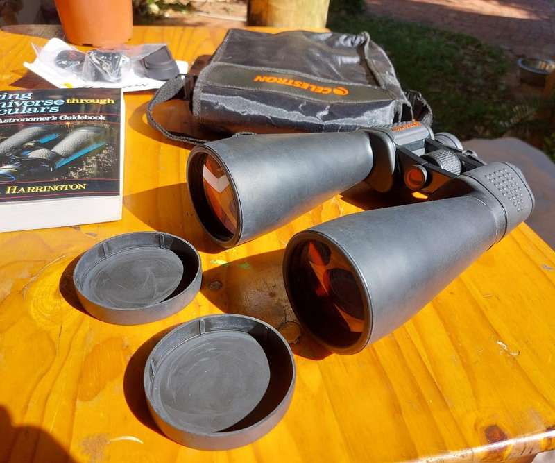 Giant Celestron SkyMaster 15x70mm Binoculars Ideal for Astronomy and Long Range Landscape viewing