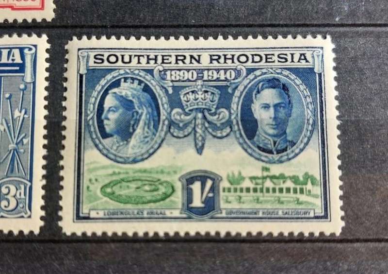 Southern Rhodesia Mint Unused Collection of Commemorative Stamps 1890-1940, 1893-1943 and 1853-1953