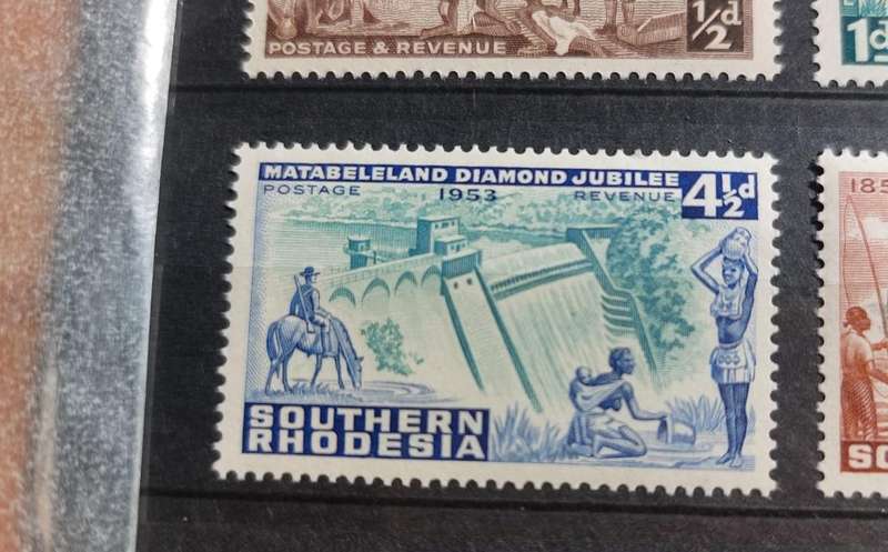Southern Rhodesia Mint Unused Collection of Commemorative Stamps 1890-1940, 1893-1943 and 1853-1953