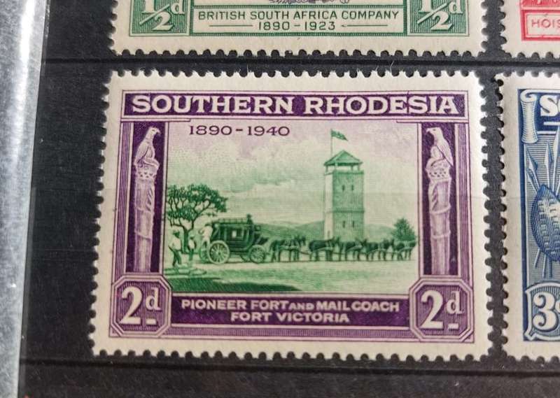 Southern Rhodesia Mint Unused Collection of Commemorative Stamps 1890-1940, 1893-1943 and 1853-1953