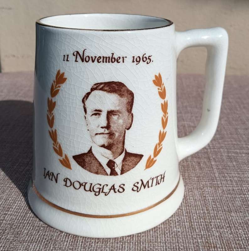 DROSTDY WARE SA POTTERY RARE SOUTHERN RHODESIA IAN DOUGLAS SMITH 11 NOV 1965 INDEPENDENCE TANKARD