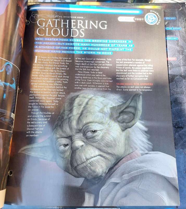 Star Wars 2002 De Agostini Fact Files Complete Issues 1 to 140 in 7 Ring Binders Plus Galaxy Poster