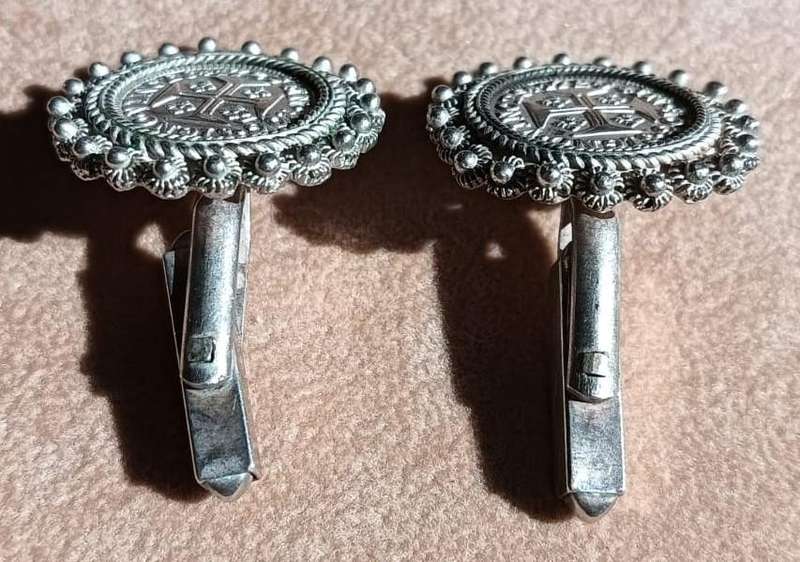 Portuguese 1725 "In Hoc Signo Vinces" "In This Sign You Will Conquer" Coin Replica Cufflinks