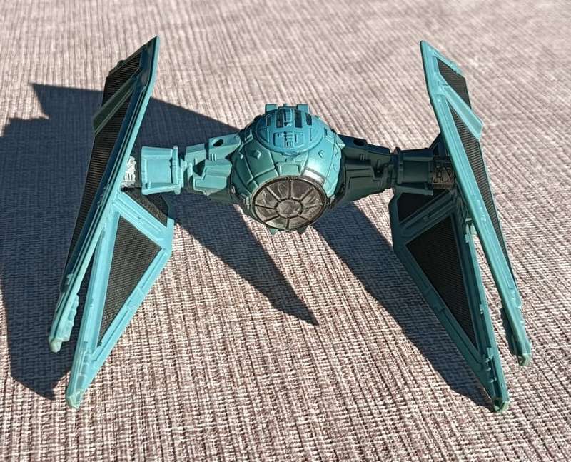 Star Wars 1995 Galoob Action Fleet TIE Interceptor - 6th of 8 Star Wars Fighters on Auction