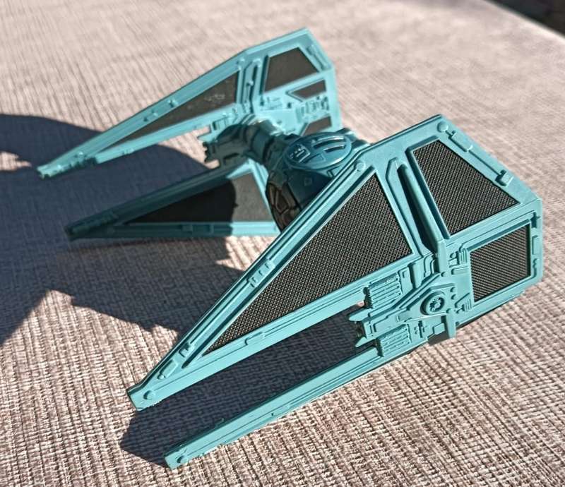 Star Wars 1995 Galoob Action Fleet TIE Interceptor - 6th of 8 Star Wars Fighters on Auction