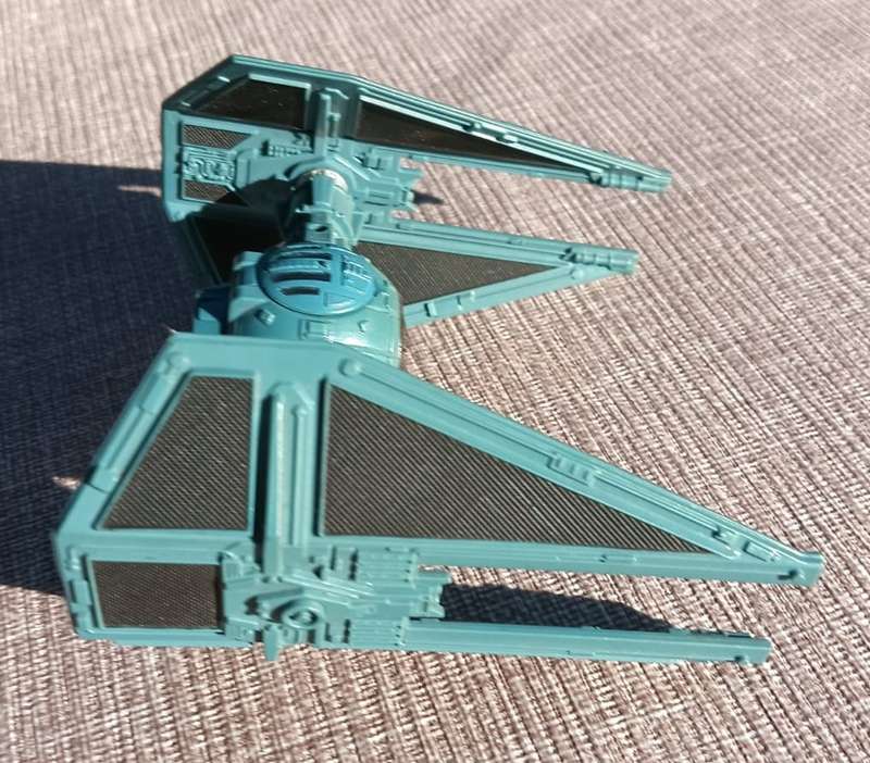 Star Wars 1995 Galoob Action Fleet TIE Interceptor - 6th of 8 Star Wars Fighters on Auction