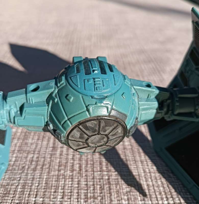 Star Wars 1995 Galoob Action Fleet TIE Interceptor - 6th of 8 Star Wars Fighters on Auction