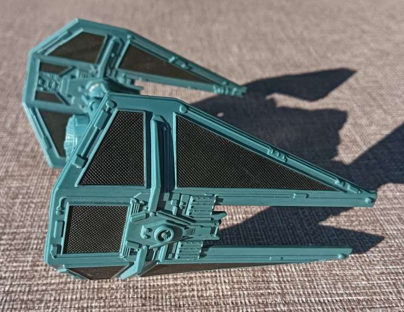 Star Wars 1995 Galoob Action Fleet TIE Interceptor - 6th of 8 Star Wars Fighters on Auction