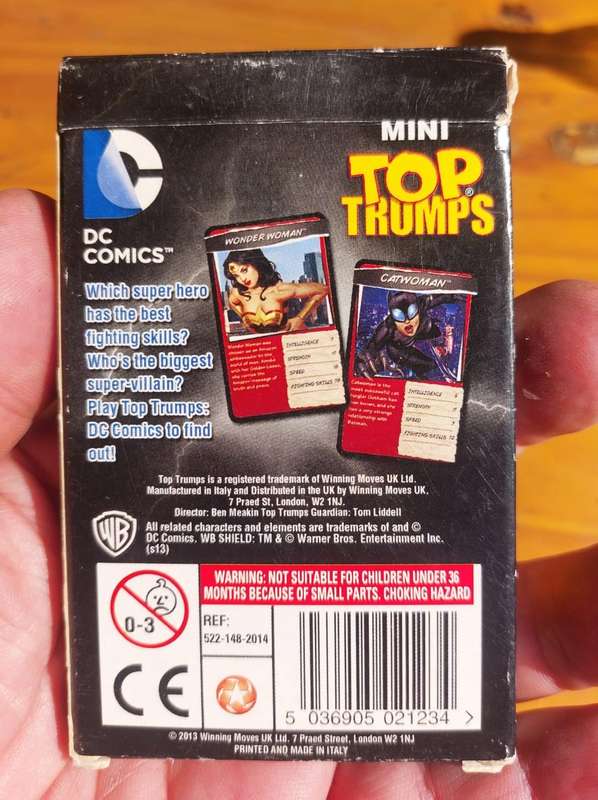 Batch of 11 TOP TRUMPS Card Sets (1 Lord of the Rings Plus 1 Harry Potter) Good Condition Set 2 of 2