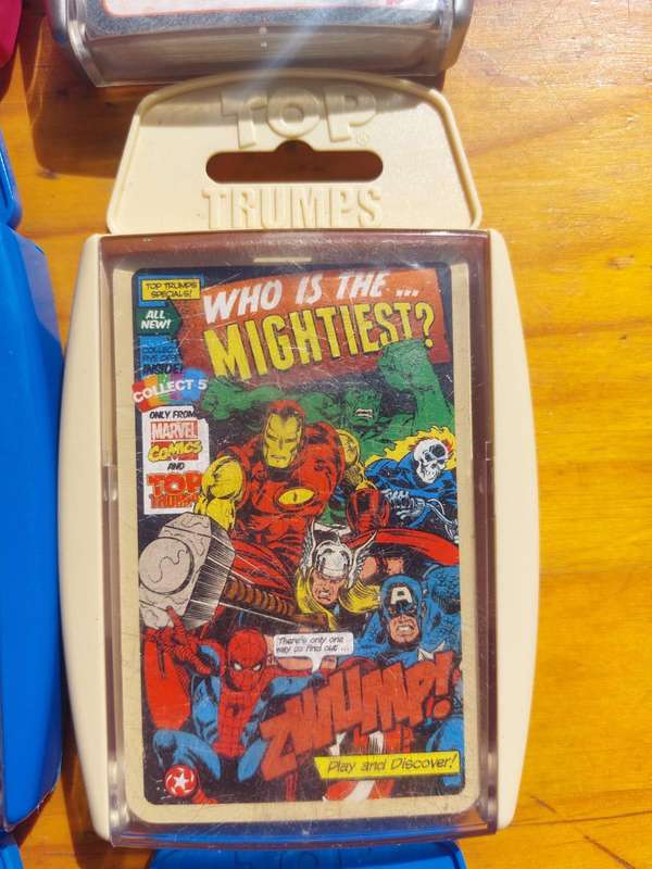 Large Batch of 12 TOP TRUMPS CARD SETS All in Hard Plastic Casings and in Good Condition Set 2 of 2
