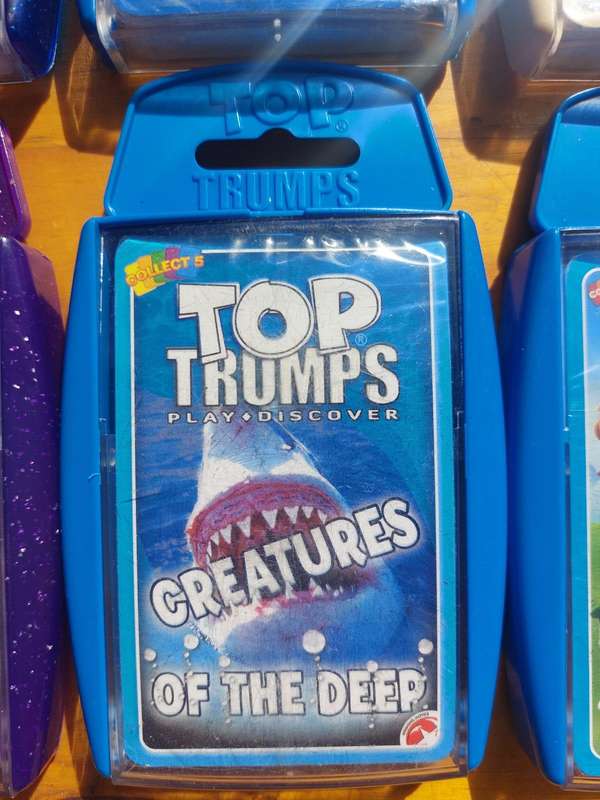 Large Batch of 12 TOP TRUMPS CARD SETS All in Hard Plastic Casings and in Good Condition Set 2 of 2