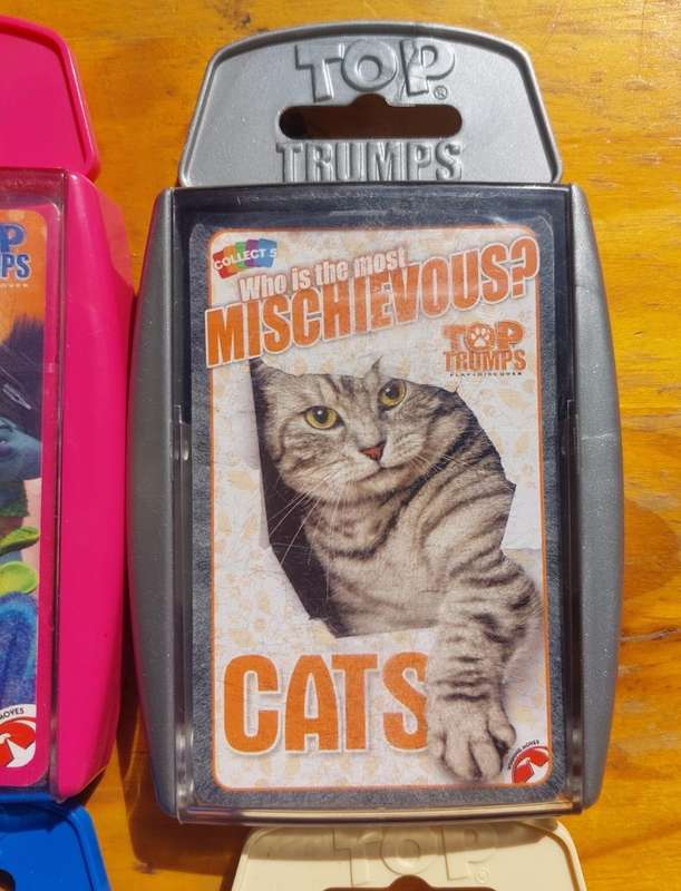 Large Batch of 12 TOP TRUMPS CARD SETS All in Hard Plastic Casings and in Good Condition Set 2 of 2