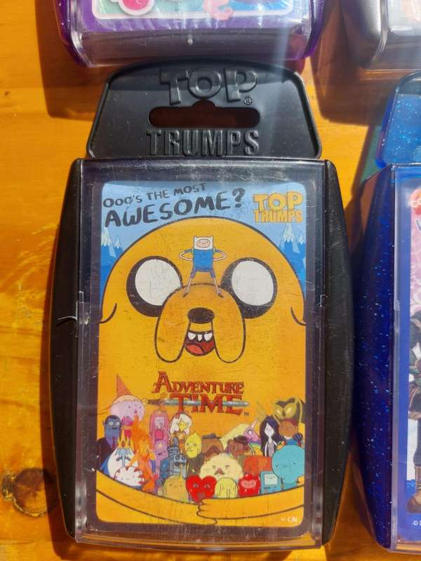 Batch of 9 TOP TRUMPS CARD SETS All in Hard Plastic Casings and in Good Condition Set 1 of 2
