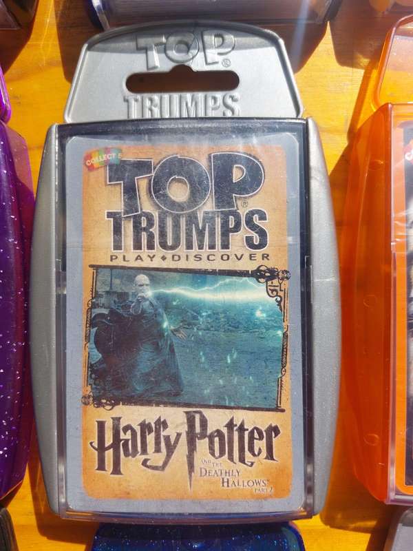 Batch of 9 TOP TRUMPS CARD SETS All in Hard Plastic Casings and in Good Condition Set 1 of 2