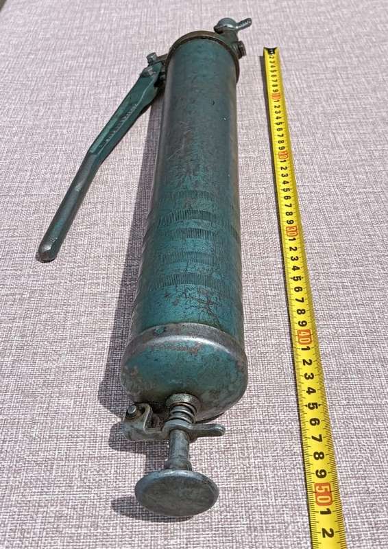 Awesome Tecalemit England Vintage 1950s Grease Gun Large 50cm Long