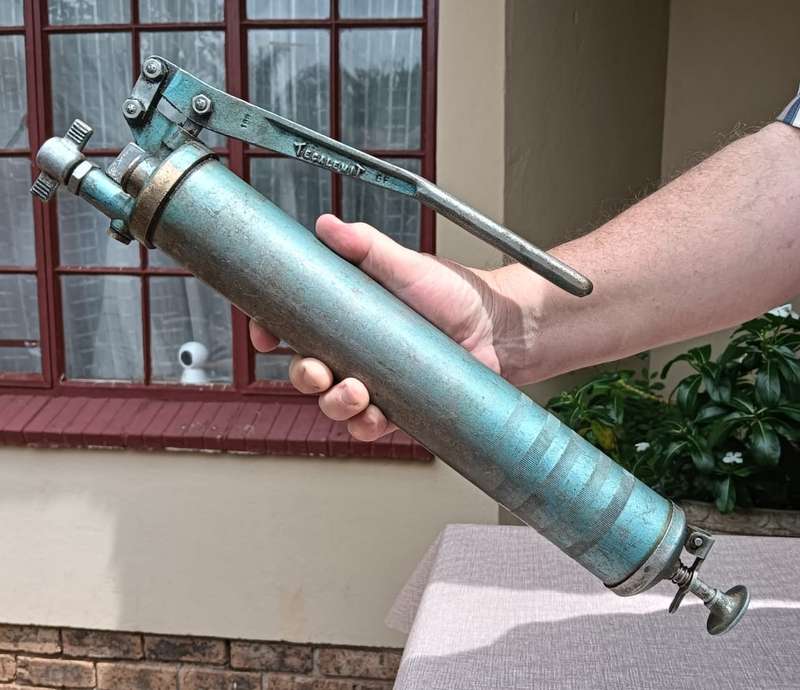 Awesome Tecalemit England Vintage 1950s Grease Gun Large 50cm Long