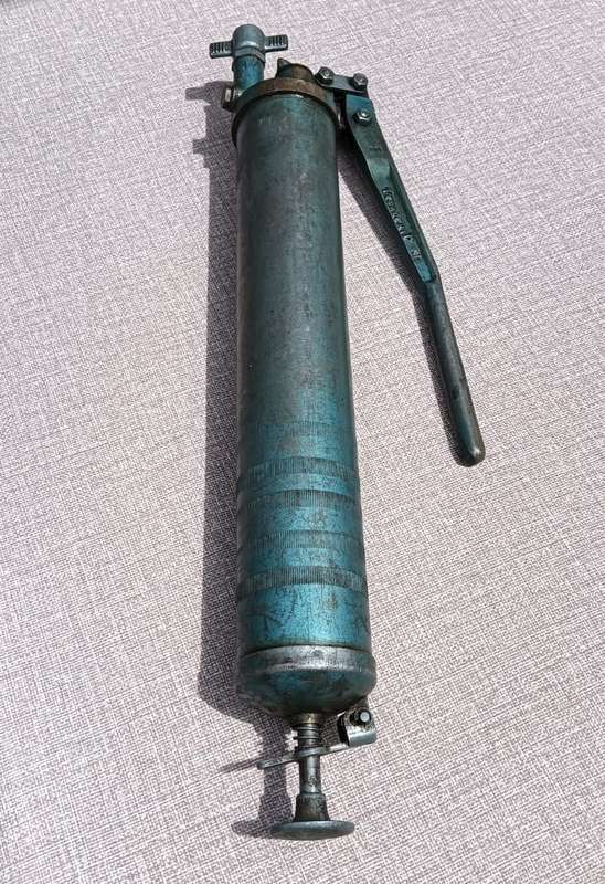 Awesome Tecalemit England Vintage 1950s Grease Gun Large 50cm Long