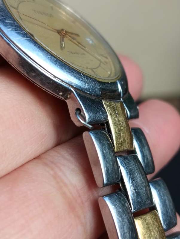 Vintage Tissot Seastar T261 Mens Quartz Watch - Not Tested with Battery - Sold As Is