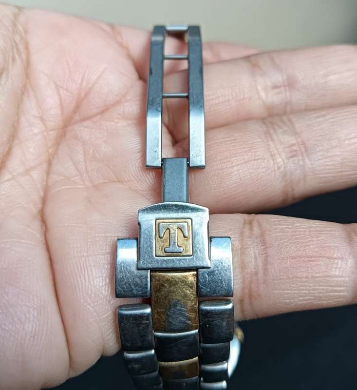 Vintage Tissot Seastar T261 Mens Quartz Watch - Not Tested with Battery - Sold As Is