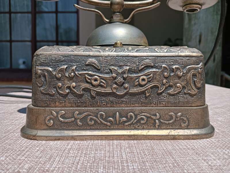 VINTAGE 1960S BRASS ROTARY TELEPHONE MODEL DO-8 MADE IN JAPAN VICTORIAN FRENCH STYLE HEAVY 3.6KG
