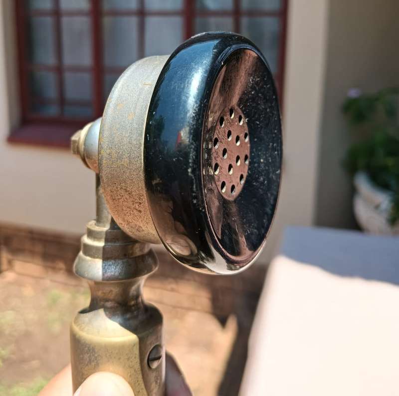VINTAGE 1960S BRASS ROTARY TELEPHONE MODEL DO-8 MADE IN JAPAN VICTORIAN FRENCH STYLE HEAVY 3.6KG