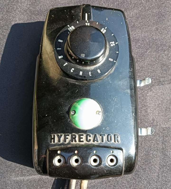 Vintage 1940s Birtcher Hyfrecator (Electrosurgery Machine)  Turns On!