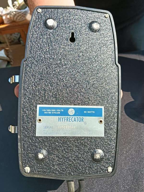 Vintage 1940s Birtcher Hyfrecator (Electrosurgery Machine)  Turns On!