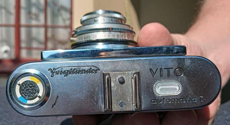 Vintage 1960s Voightlander Vito Automatic 1 - 35mm Film Camera - 50mm f2.8 Lanthar Lens - Good Condi