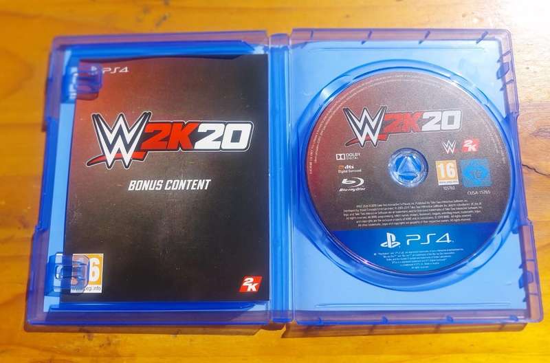W2K20 Wresling Sony Playstation 4 Video Game