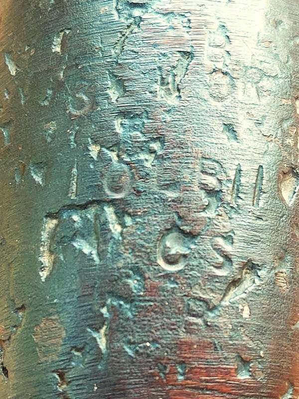 Inert WWII Era British ML 3-Inch MK 2 Mortar with 6 Tail Vanes