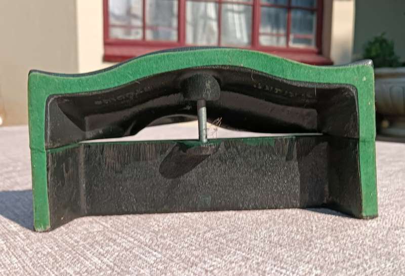 Vintage 1960s Wright Studios USA Mouse Holding Berrie Cast Iron Door Stop / Favourite Book Holder