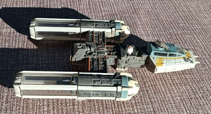 Star Wars 1996 Galoob Action Fleet Rebel Y-Wing Starfighter with R2 Unit - 7th of 8 Star Wars