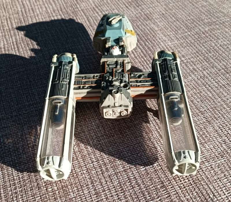 Star Wars 1996 Galoob Action Fleet Rebel Y-Wing Starfighter with R2 Unit - 7th of 8 Star Wars