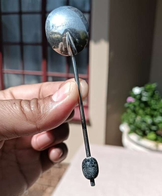 Interesting Yeoman Silverplate Coffee Bean Sugar Spoon Set
