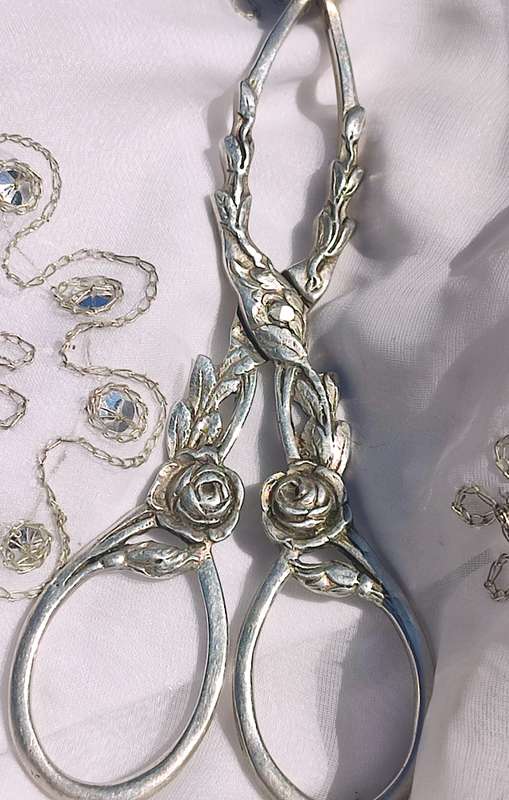 Large Antique Solid Silver Breakfast Tong