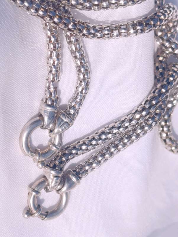 Sterling Signoretti Necklace and Bracelet Set